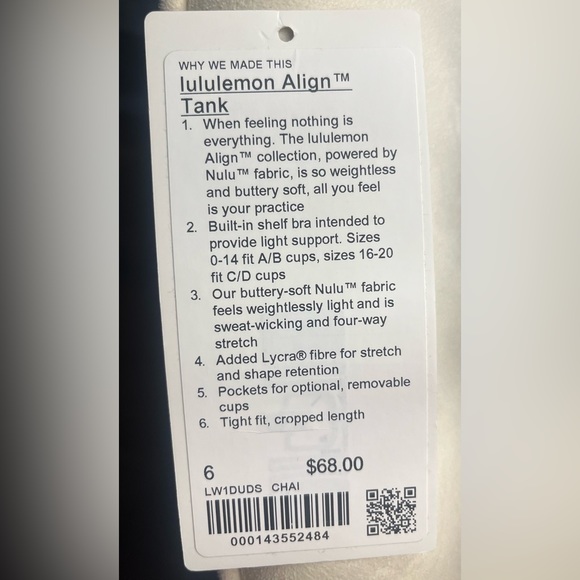 lululemon align tank - Picture 2 of 4